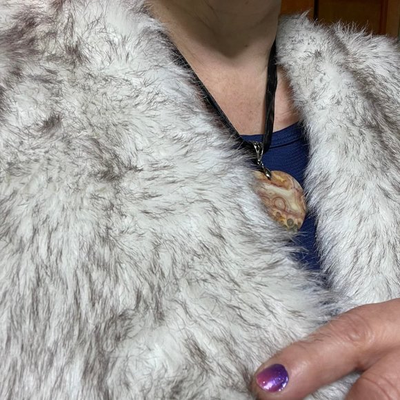 Stunning Gray Fur Sweater - Picture 2 of 2